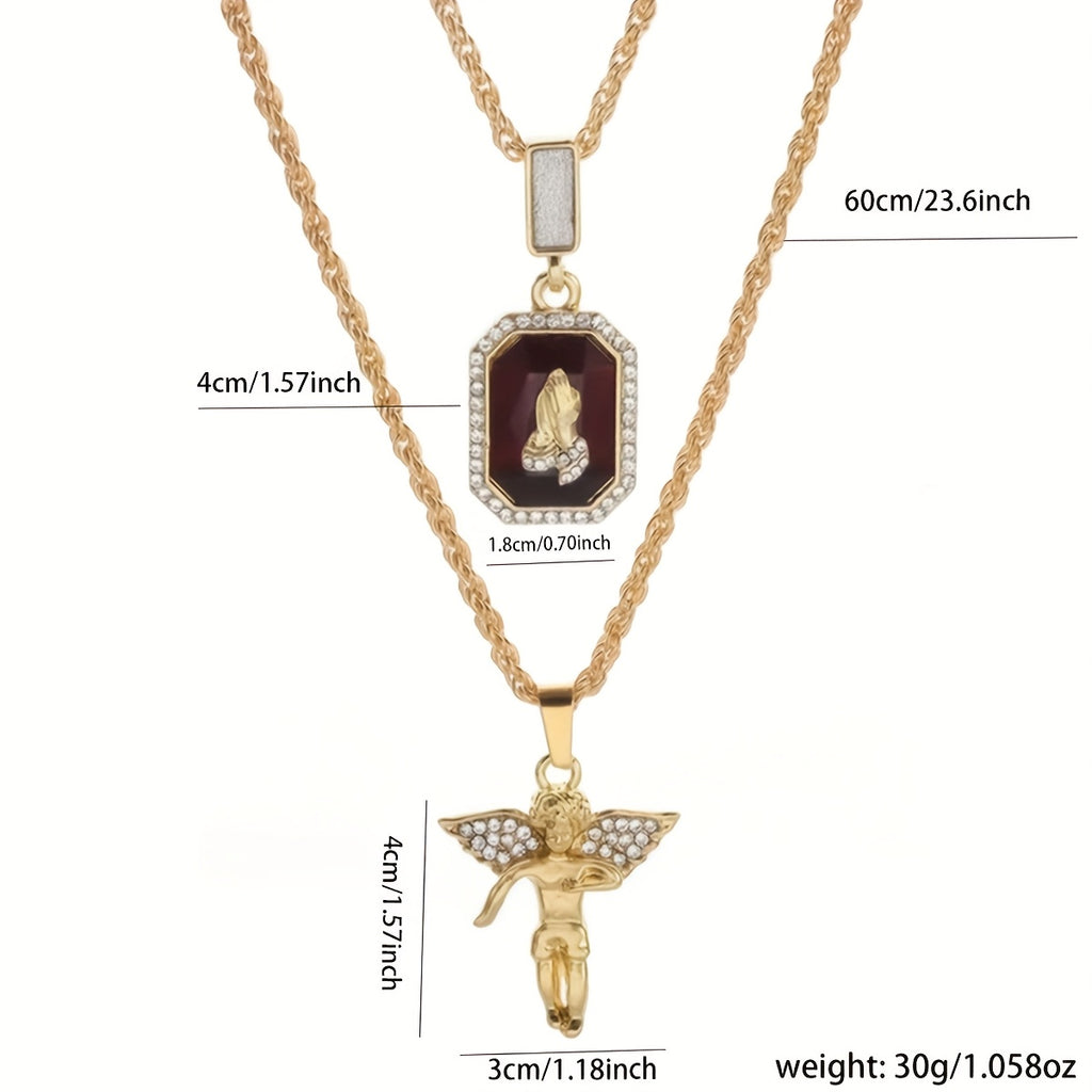 Nox Double Layer Pendant Necklace