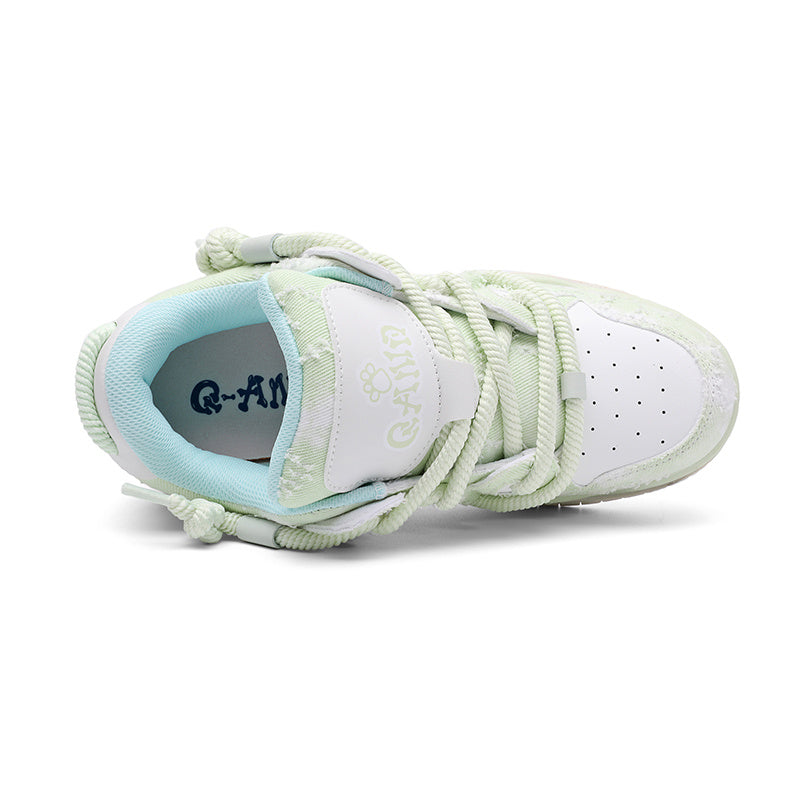 [sneakers] Unisex Skate Shoes with a Thick, Flat Sole That Are Stylish And Versatile, Perfect for Outdoor Sports And Fitness. These Trendy Shoes Are Designed Specifically for Skateboarding And Suitable for Street And Outdoor