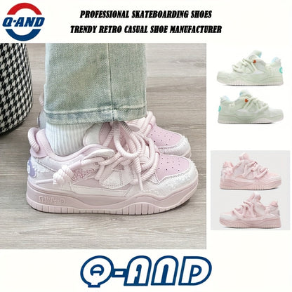 [sneakers] Unisex Skate Shoes with a Thick, Flat Sole That Are Stylish And Versatile, Perfect for Outdoor Sports And Fitness. These Trendy Shoes Are Designed Specifically for Skateboarding And Suitable for Street And Outdoor