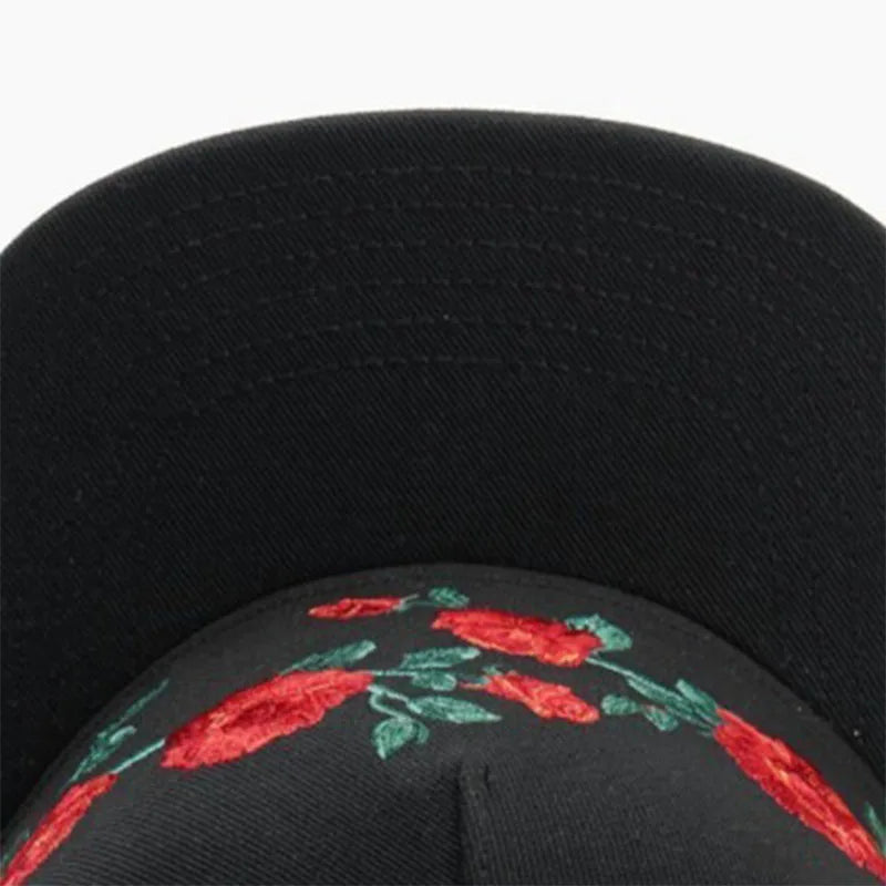 PANGKB Brand MI CASA CAP flower floral black hip hop snapback hat for men women adult outdoor casual sun baseball cap bone