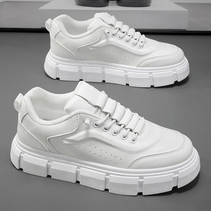 New Casual Shoes for Men 2025 Men's Oxford Shoes Retro Luxury Leather Shoes Fashion Breathable Sneakers Handmade Platform Boot