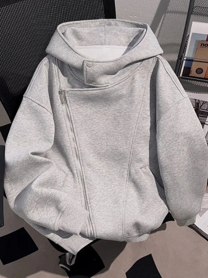 plus Size 300 Pou American Lazy Sle Hooded Jaet Autumn Winter ex Loose Outerwear Sweatirt for Couples Youth ular
