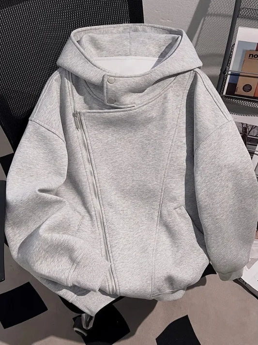 plus Size 300 Pou American Lazy Sle Hooded Jaet Autumn Winter ex Loose Outerwear Sweatirt for Couples Youth ular