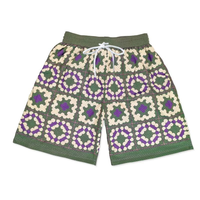 Men's Sports and Fitness Beach Basketball Shorts, Fashionable Breathable Quick Drying Shorts, 3D Printed Quick Drying Shorts