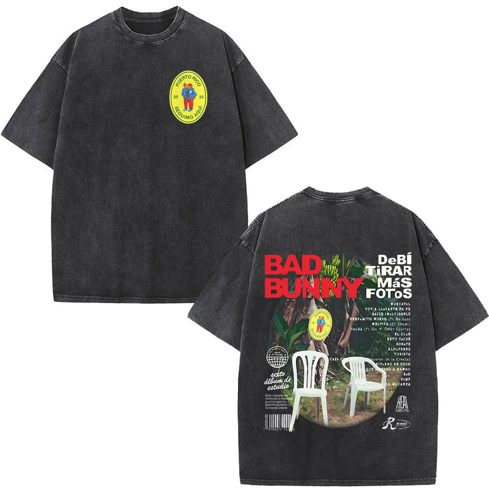 Washed Vintage Bad Bunny Tee`s