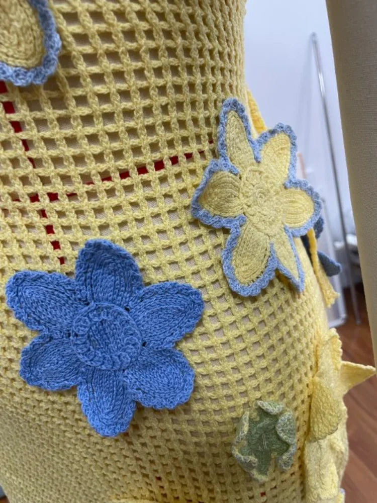 Crochet Mini Dress