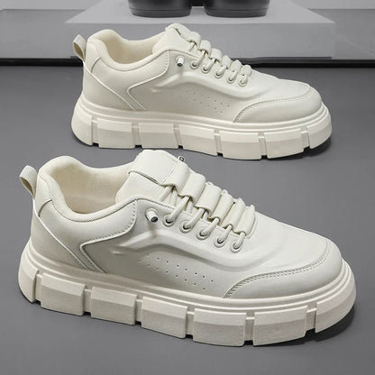 New Casual Shoes for Men 2025 Men's Oxford Shoes Retro Luxury Leather Shoes Fashion Breathable Sneakers Handmade Platform Boot