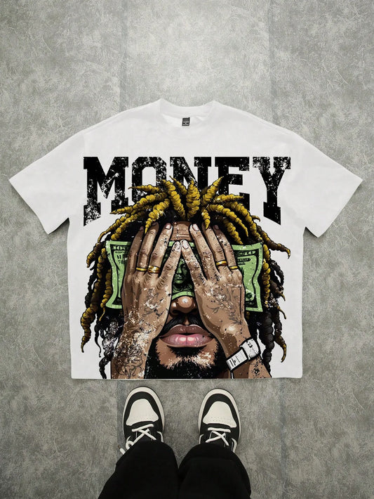 T-shirt casual fashionable "Money"