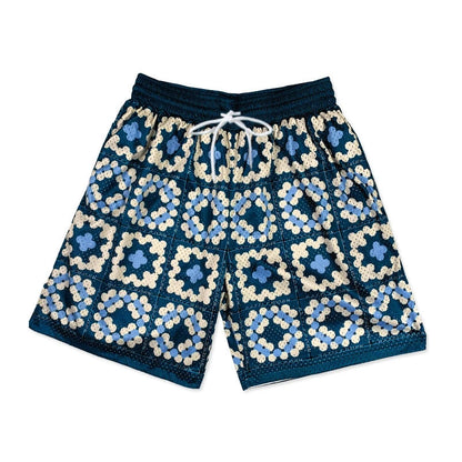 Men's Sports and Fitness Beach Basketball Shorts, Fashionable Breathable Quick Drying Shorts, 3D Printed Quick Drying Shorts