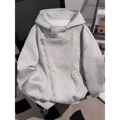 plus Size 300 Pou American Lazy Sle Hooded Jaet Autumn Winter ex Loose Outerwear Sweatirt for Couples Youth ular