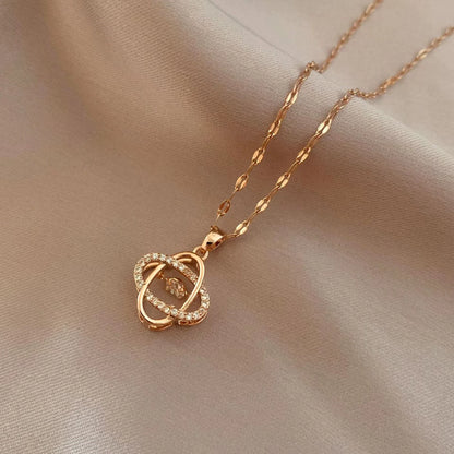 Jewish Magen Star of David Sterling Necklace Women Moved Crystal Israel Judaica Hebrew Jewelry Stainless Steel Hanukkah Pendants