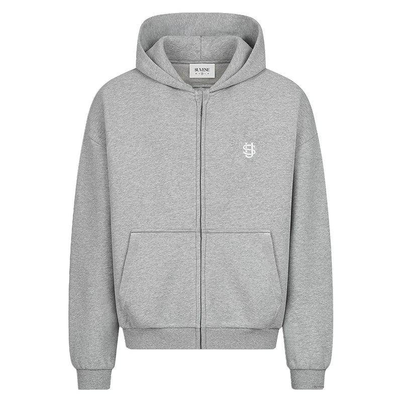 Hoodie Tracksuit Solid Color Street Fashion Style