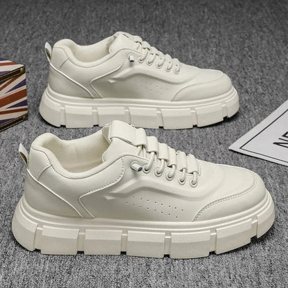 New Casual Shoes for Men 2025 Men's Oxford Shoes Retro Luxury Leather Shoes Fashion Breathable Sneakers Handmade Platform Boot