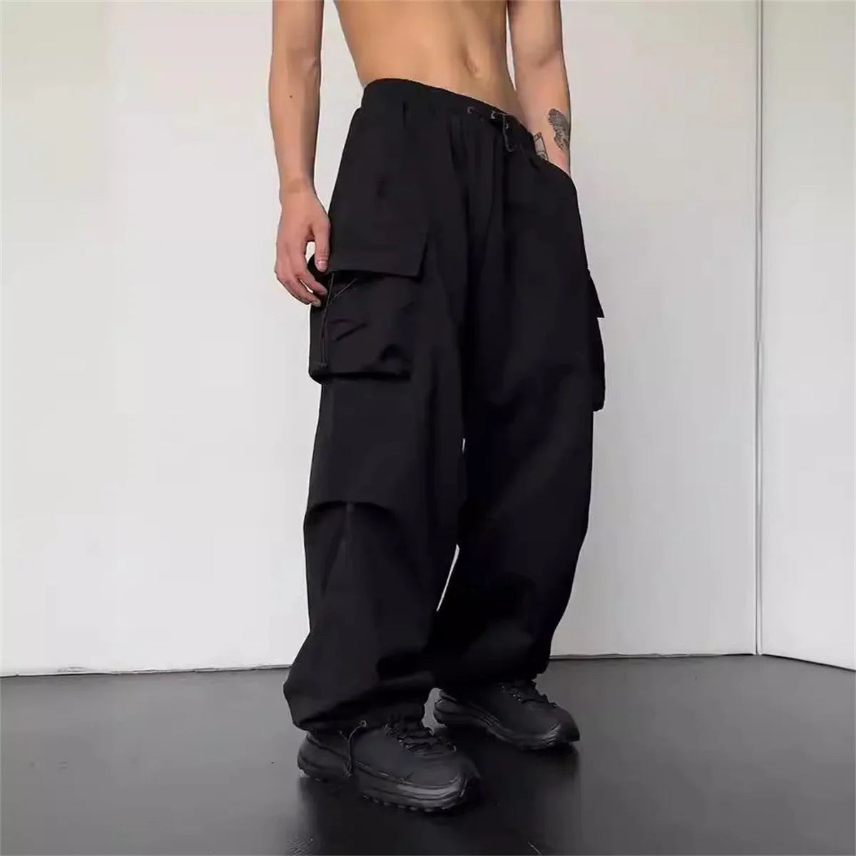 Multi-Pocket Cargo Trousers
