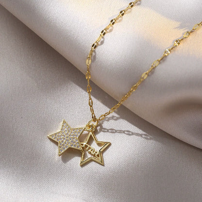 Jewish Magen Star of David Sterling Necklace Women Moved Crystal Israel Judaica Hebrew Jewelry Stainless Steel Hanukkah Pendants