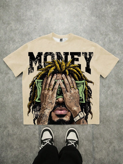 T-shirt casual fashionable "Money"