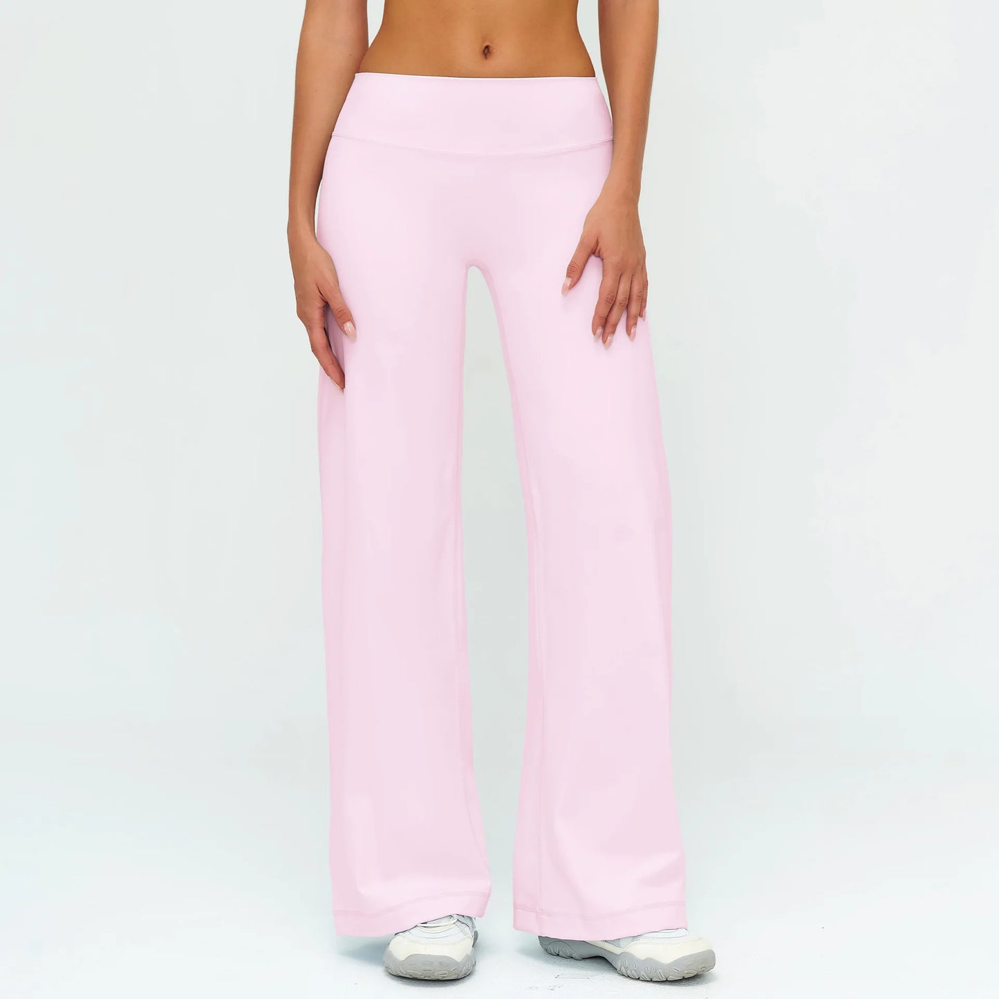 Yoga Pants Women's Soft Straight Leg Pants Yoga Bell-bottoms Sweatpant Straight Breathable Gym Runing Casual Wide-leg Pants