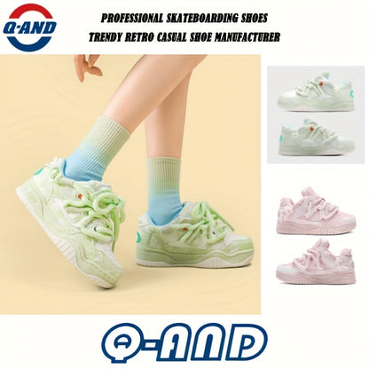 [sneakers] Unisex Skate Shoes with a Thick, Flat Sole That Are Stylish And Versatile, Perfect for Outdoor Sports And Fitness. These Trendy Shoes Are Designed Specifically for Skateboarding And Suitable for Street And Outdoor